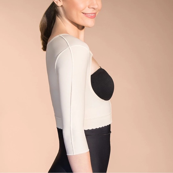 Marena Recovery OPEN BUST VEST- 3/4 LENGTH SLEEVES - STYLE NO. FVO Size M - Picture 6 of 11